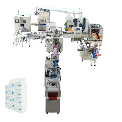 Plegamiento recíproco de la máquina de la producción del papel seda 5.5KW, fabricante de papel seda de la cortadora