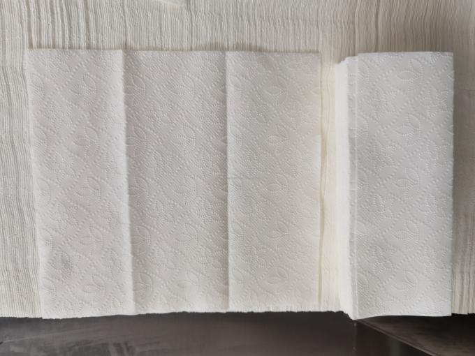 Máquina de plegado de papel para toallas de mano con plegado en "N" y línea de producción con embolsado fácil 5