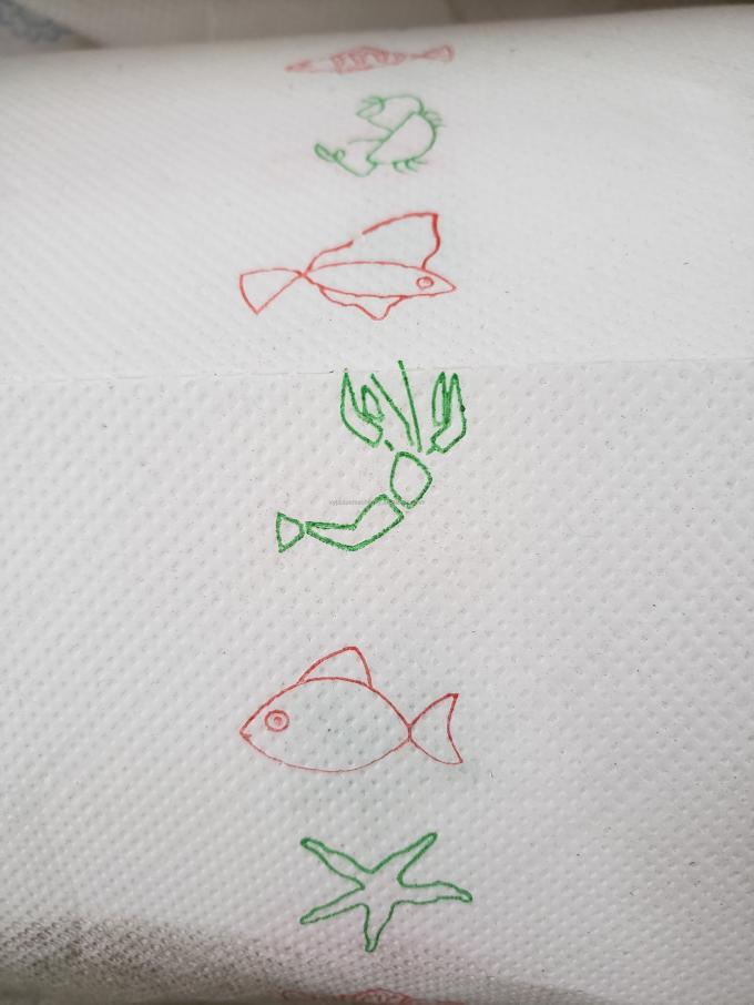 Dise&ntilde;o agradable de punto a punto de la laminaci&oacute;n en relieve de papel de toallas de cocina m&aacute;quina de retorcer 10