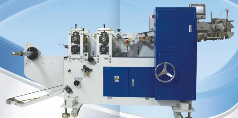 Línea de producción de pañuelos de bolsillo totalmente automática, línea de conversión de papel para pañuelos, máquina para fabricar pañuelos 1