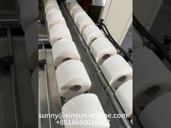 Máquina de corte de hojas de papel higiénico de doble canal totalmente automática