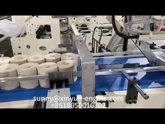 Máquina de embalaje de papel higiénico totalmente automático de 10 rollos