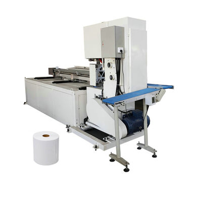 Máquina de corte de papel higiénico industrial de banda 15KW 15-30 cortes/minuto automático completo