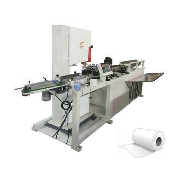 Máquina de cortar papel higiénico en rollo totalmente automática Máquina de cortar papel higiénico en rollo único 100 cortes/min