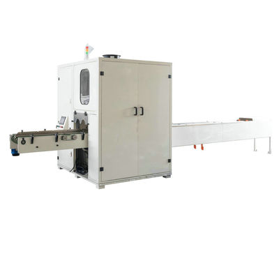 Máquina automática de corte de papel higiénico de doble carril de baño Máquina de corte de sierra de tronco 380V