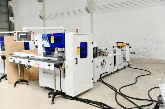 Máquina de plegado de papel de servilletas de alta velocidad 1000-1200 hojas/min Con transferencia automática