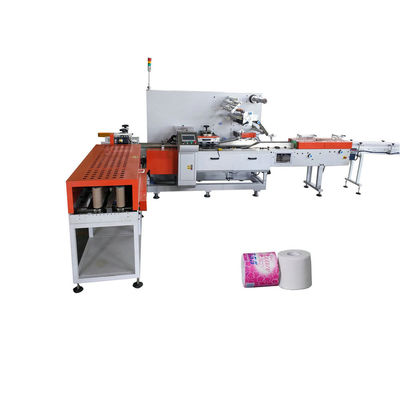 Máquina de embalaje automático de papel de papel higiénico de baño tipo de accionamiento mixto 380V 50Hz