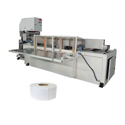 Máquina automática de cortar la cinta de papel higiénico maxi de papel higiénico de tejido Diámetro grande 150-300mm ajustable