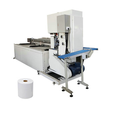 Máquina de cortar papel higiénico en rollo grande para plantas de fabricación 15-30 cortes/minuto