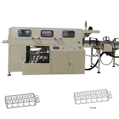 Máquina de embalaje de papel higiénico totalmente automático de 10 rollos