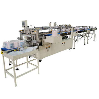 Máquina de embalaje semiautomática 4/6 rollos por bolsa