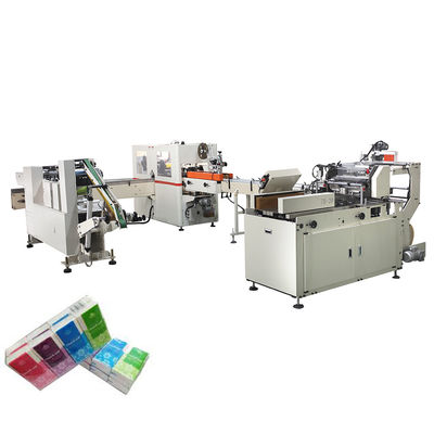 Línea de producción de pañuelos de bolsillo totalmente automática, línea de conversión de papel para pañuelos, máquina para fabricar pañuelos