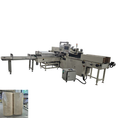 Máquina empacadora totalmente automática 3D para envolver rollos pequeños de papel higiénico y toallas de cocina de 1/2/4/6 rollos