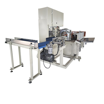 Máquina cortadora de sierra de cinta automática de precisión computarizada Nova para rollos de toallas de papel Maxi